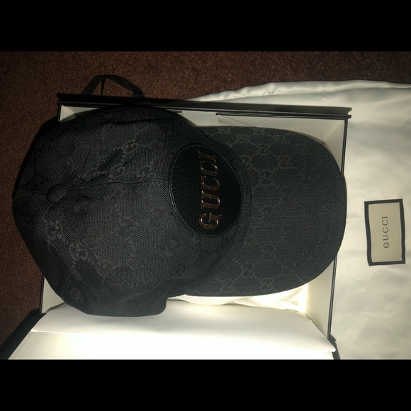 Gucci blk baseball hat small excellent condition main image 6